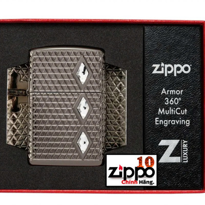 Bật lửa Zippo 46316 Diamond Pattern Design - Chính hãng 100%