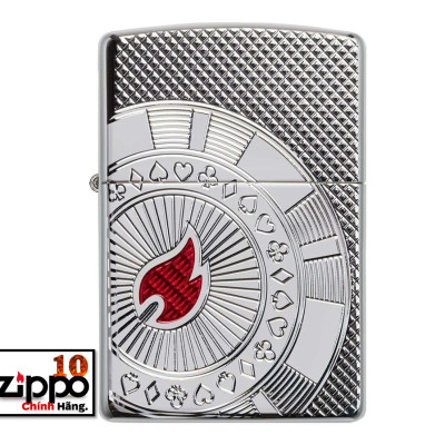 ZIPPO 49058 Armor Poker Chip Design - Chính hãng 100%