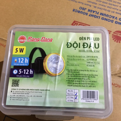 Đèn Pin Led Đội đầu 3W (2019) Model: LED D PDD02L/3W
