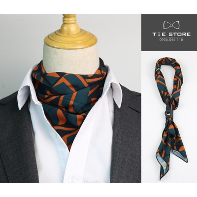 NHIỀU MẪU Khăn Ascot  vuông 60*60cm - Khăn quàng trong áo sơ mi - New Collection