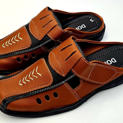  GIÀY DA LƯỜI NAM ĐẾ  CAO 3CM DONAVY CAO CẤP MAY FULL QUAI VÀ ĐẾ RẤT CHẮC CHẮN DGKM