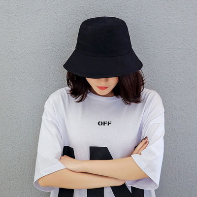 Mũ rộng vành trơn đơn giản dễ phối đồ, vành rộng chống nắng, chất liệu vải mềm mại, thoải mái - Hạnh Dương