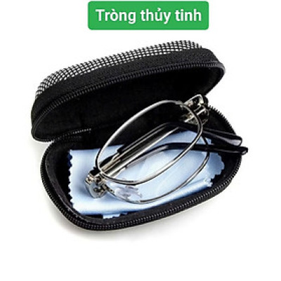 Kính lão gọng gập tiện lợi tròng thủy tinh