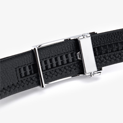 Thắt Lưng Nam Dây Lưng Hàng Hiệu GENCE LG33 Chất Liệu Da Bò Cao Cấp Màu Đen