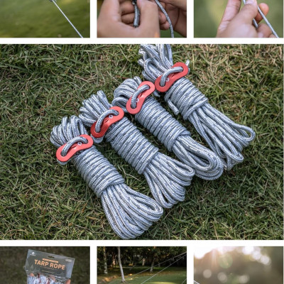 Bộ dây neo dựng lều Campingmoon FS-4500 FS4500 (bộ 4 sợi)