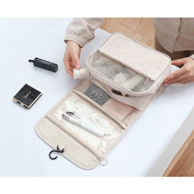 Túi Đựng Mỹ Phẩm Đồ Cá Nhân Du Lịch Đa Năng Có Móc Treo Tiện Lợi (Hàng Có Sẵn) Đủ 3 Màu Lựa Chọn