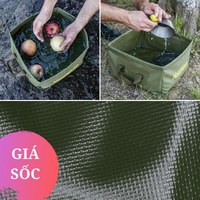 Xô Vuông Du Lịch Cắm Trại gấp Gọn Naturehike NH19SJ007