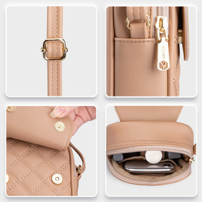 Túi Yuumy ( Thời trang nữ đi chơi size 11 - Túi đeo chéo da Seasand YN150 )