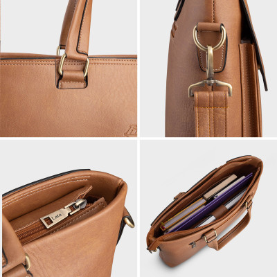 Cặp Công Sở Lata ( Thời trang nam basic - Cặp da CA38 )