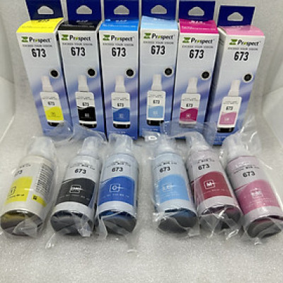 Mực Prospect 673 dùng máy in Epson L805/ L1800/ L800/ L850 trọng lượng 70ml - Hàng chính hãng