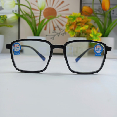 Kính đọc sách gọng nhựa TR90 phom to chống ánh sáng xanh