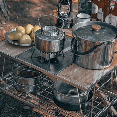 Kệ để đồ dã ngoại Campingmoon CK-2 (kệ đôi)