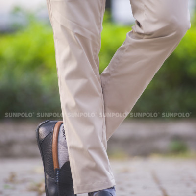 Giày Mọi Nam Da Bò SUNPOLO MU2588 (Xanh Navy)