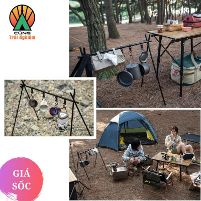  Giá Treo Đồ Tiện Lợi Thiết Kế 4 Móc dùng Cho Du Lịch Dã Ngoại Cắm Trại NatureHike NH19BJ082