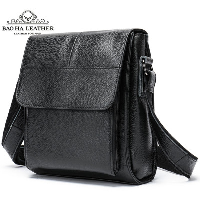 Túi đeo chéo nam da bò thật cao cấp BAOHA LEATHER BHM7433