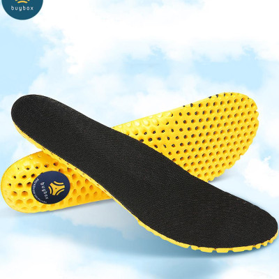 Lót giày thể thao tổ ong EVA loại cao cấp đế dày 1.8cm đàn hồi cực êm chân, thoáng khí - buybox - BBPK128 - Đế vàng mặt đen - Size nam