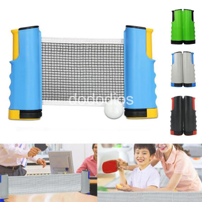 Combo 2 Vợt Bóng Bàn Tặng Kèm 3 Quả Bóng Bàn + Kẹp Trụ Lưới Bóng Bàn Rút Gọn Nhựa ABS 1,7m Chính Hãng dododios