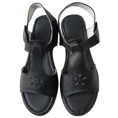 Giày Đế Xuồng Nữ BIGGBEN Da Bò Thật Cao 5 Phân SDX70