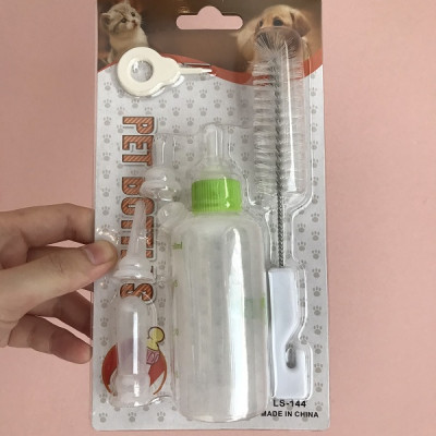 Bộ Bình Ti Sữa Cho Chó Mèo Sơ Sinh, Bình Bú Sữa Cho Chó Mèo 60ml và 150ml