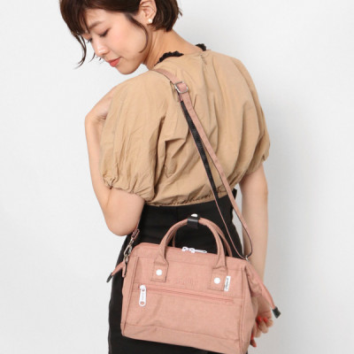 Túi Đeo Vai ANELLO Đeo 2 Kiểu Vải Polyester Chịu Nhiệt Cỡ Nhỏ AT-H1741