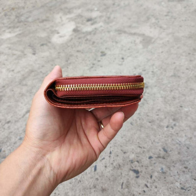 Ví nữ DA BỤNG CÁ SẤU ĐỎ SIÊU LỚN. Ví nhỏ gọn nhưng đựng siêu nhiều đồ!