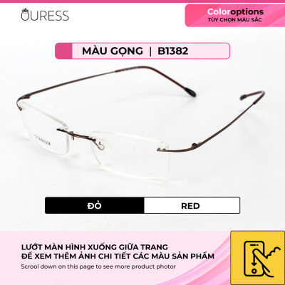 Gọng kính 3022 1382 hợp kim khoan ốc thời trang nam nữ OURESS