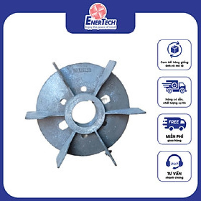 Cánh quạt sắt cho motor công nghiệp, động cơ điện công nghiệp framesize 80 - 112 - 132