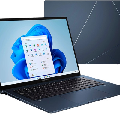 Máy Tính Xách Tay Laptop Asus Zenbook Q409ZA-EV0.I5256BL ( Intel Core i5.1240P/8GB LPDDR4/SSD 256GB/Intel Iris Xe Graphics/14inch OLED WQ/Win11/Blue ) - Hàng Chính Hãng