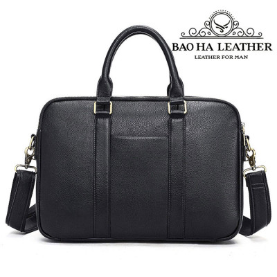Cặp công sở nam da bò cao cấp BHM5099 Túi xách, cặp văn phòng, cặp giáo viênm vừa laptop 15inch