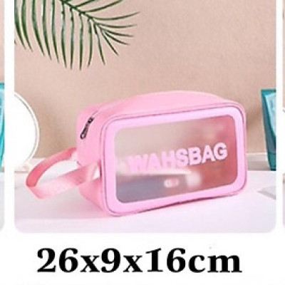 Túi Đựng Mỹ Phẩm, Đồ Trang Điểm Đi Du Lịch Washbag Trong Suốt Chống Thấm Nước Tiện Lợi Nhiều Kích Thước Nhiều Mẫu Chính Hãng