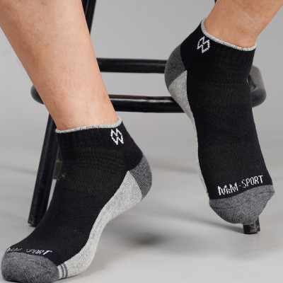 Combo 5 Đôi Tất Vớ Thể Thao, Vớ Đá Banh, Vớ Chạy Bộ Cổ Ngắn, Sợi Cotton Cao Cấp Chống Hôi Chân, Chống Phồng Rộp Chân, Chống Trượt Co Giãn 4 Chiều Mrm Manlywear - MM