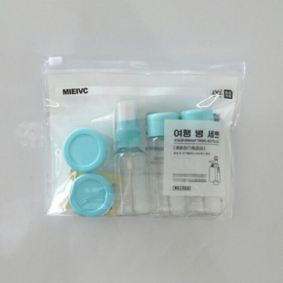 Bộ chiết mỹ phẩm 5 -7 món kèm túi zip tiện dụng nhỏ gọn dễ dàng mang theo 