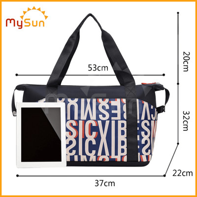 Túi xách tay du lịch nam nữ 2 TẦNG gấp gọn cỡ size to lớn đựng nhiều đồ cá nhân MySun