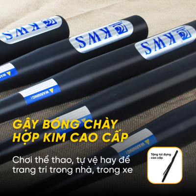Gậy Bóng Chày BAT Hợp Kim Cao Cấp (25 inchs - 28 inchs)