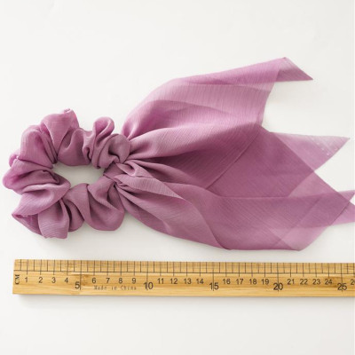 Dây buộc tóc Scrunchies lụa dáng dài dễ thương HD78