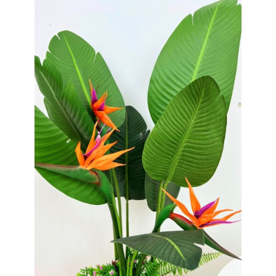 Cây thiên điểu giả - cao 120cm - Cây giả, hoa lụa Decor trang trí nhà cửa