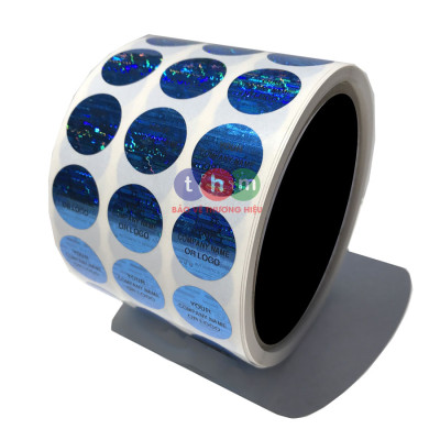 Tem cuộn hologram, tem chống hàng giả, tem 7 màu xác thực hàng chính hãng in nhanh, giá rẻ