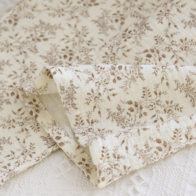 Bộ Đồ Pijama Mặc Nhà Chất Liệu Xô Muslin Hàng Cao Cấp