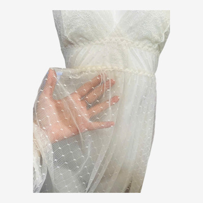 Váy Ngủ Ren Lưới D641 Hai Dây Đơn Giản Xuyên Thấu Gợi Cảm