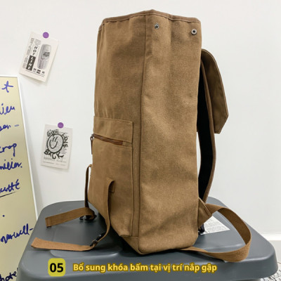 Balo nam BH Kids nắp gập MyCare, mạnh mẽ, cá tính, ngăn chứa lớn, thoải mái đựng laptop 15.6 inch - CH118