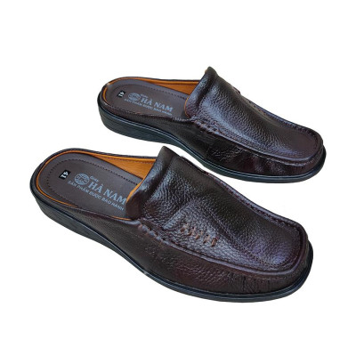 Dép Bít Mũi Nam HÀ NAM Da Bò Thật Cao Cấp GSB20148