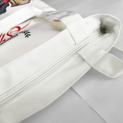 Túi canvas GIADO, túi vải bố, túi tote mẫu hình Chợ Bến Thành Sài Gòn