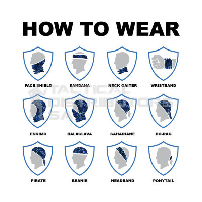 Khăn turban ống cotton tube nam nữ đa năng co giãn 9 kiểu dùng có video hướng dẫn