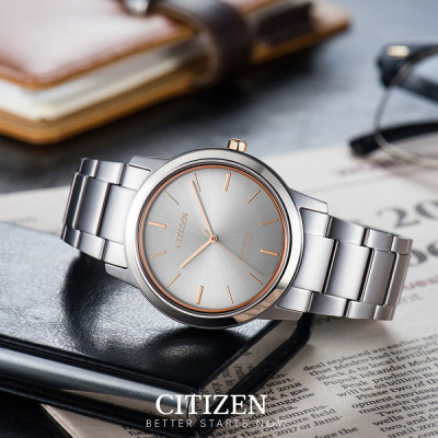 Đồng Hồ Nam Citizen Dây Titanium AW2024-81A - Mặt Trắng (Sapphire)