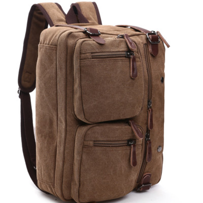 Túi xách nam công sở 2 trong 1 vải cavans cao cấp size 15,6inh và size 17.3inh phong cách mới