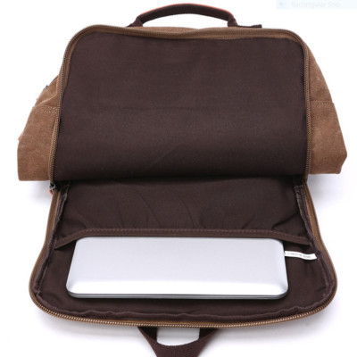 Balo nam vải canvas cao cấp phong cách mới 15,6"