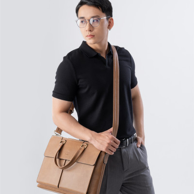 Cặp Công Sở Lata ( Thời trang nam basic - Cặp da CA38 )