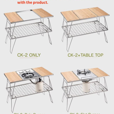 Kệ để đồ dã ngoại Campingmoon CK-2 (kệ đôi)