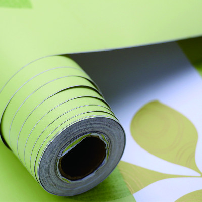 Giấy dán tường Sọc Xanh Lá Phong Cách Hàn Quốc Khổ 10M WP0422 HPMWallpaper