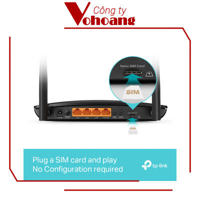 TP-Link Archer MR600 Router Wi-Fi Gigabit Băng Tần Kép 4G+ Cat6 AC1200 - Hàng chính hãng